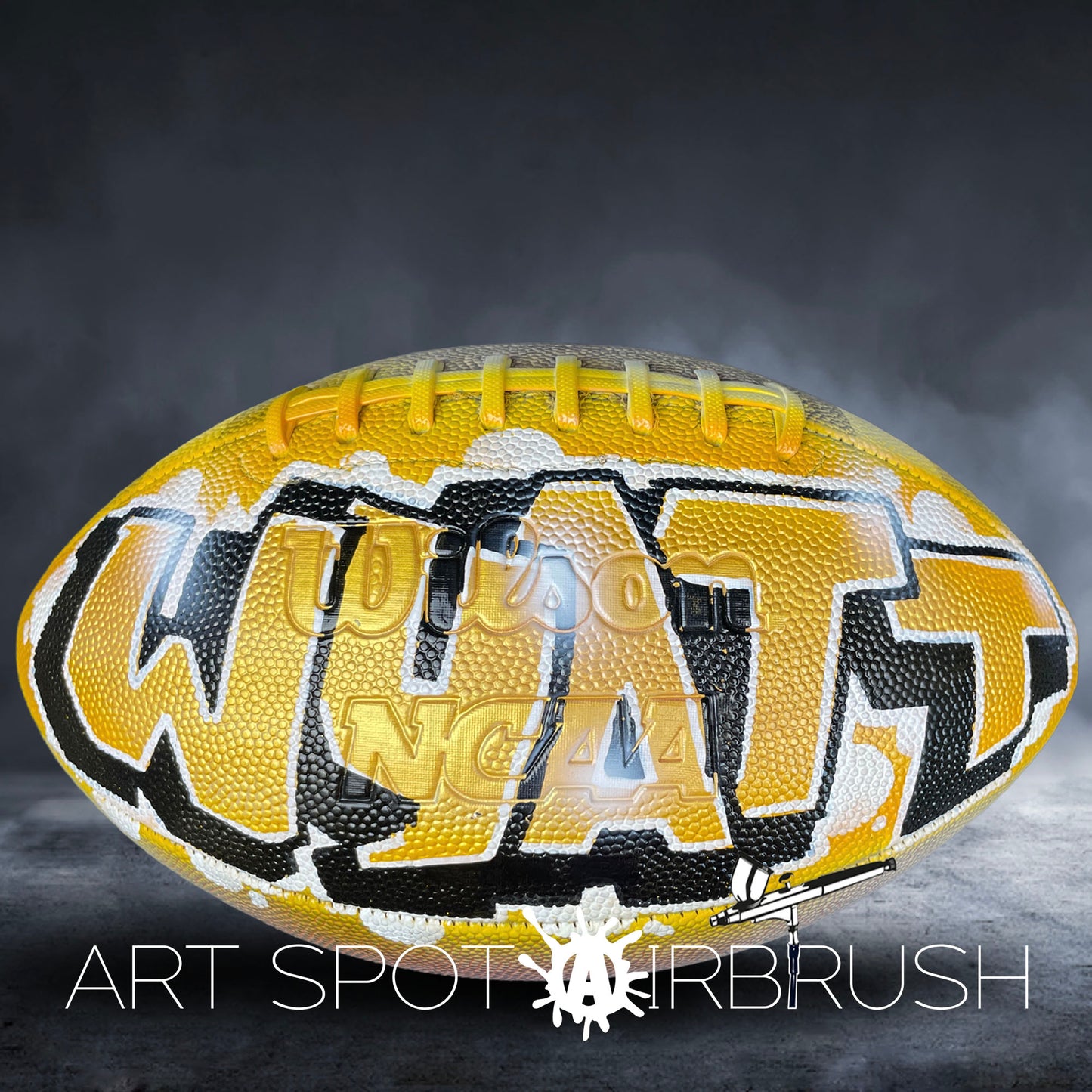Custom Football with Name and Design