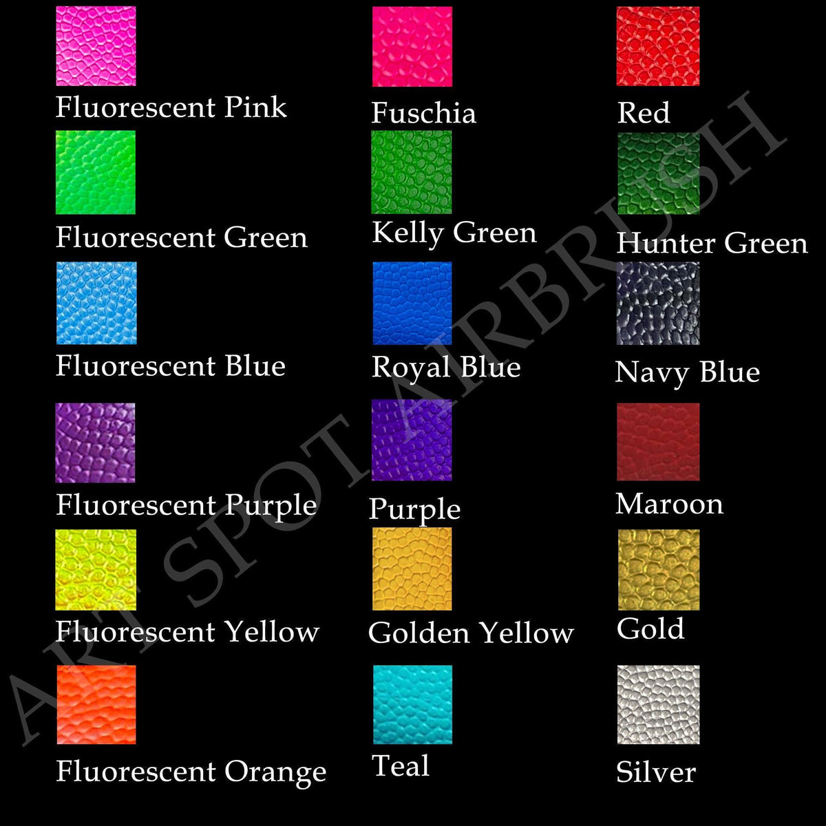 a grid of twelve different colored squares, each representing a different color, arranged in a visually appealing manner.