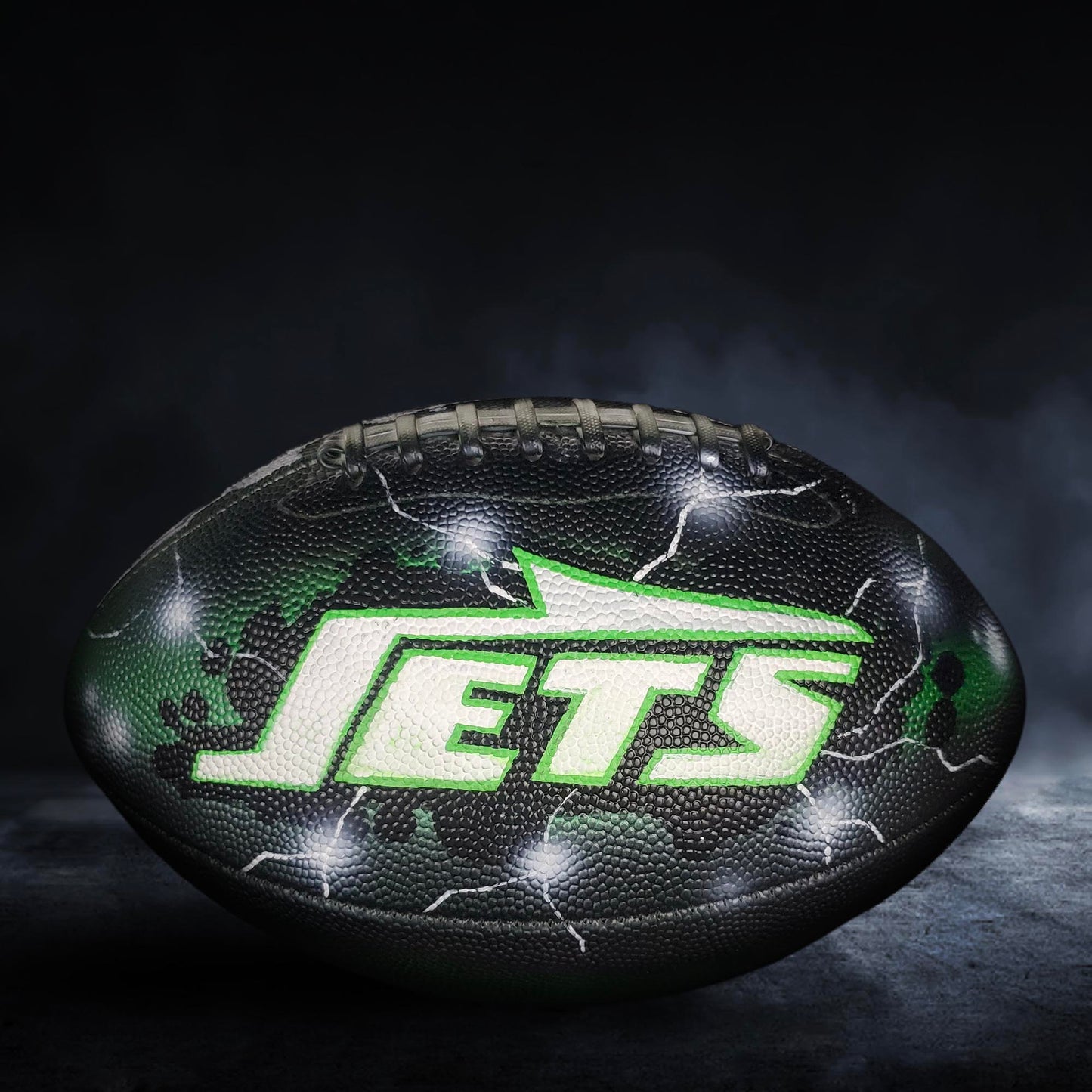 Custom Football Graffiti – Personalized Airbrush Football with Name & Cartoon Design (Copy) (Copy)