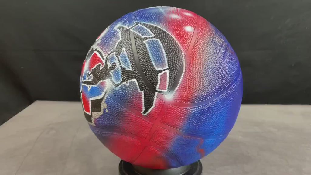 Basketball - Personalized with Custom Airbrush Graffiti and Hand Painted Name