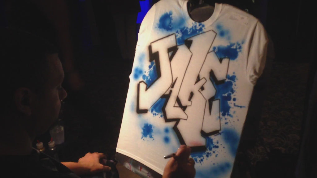90s Hip Hop, Custom Airbrushed Hoodie - Personalized Graffiti Design - Hooded Sweatshirt