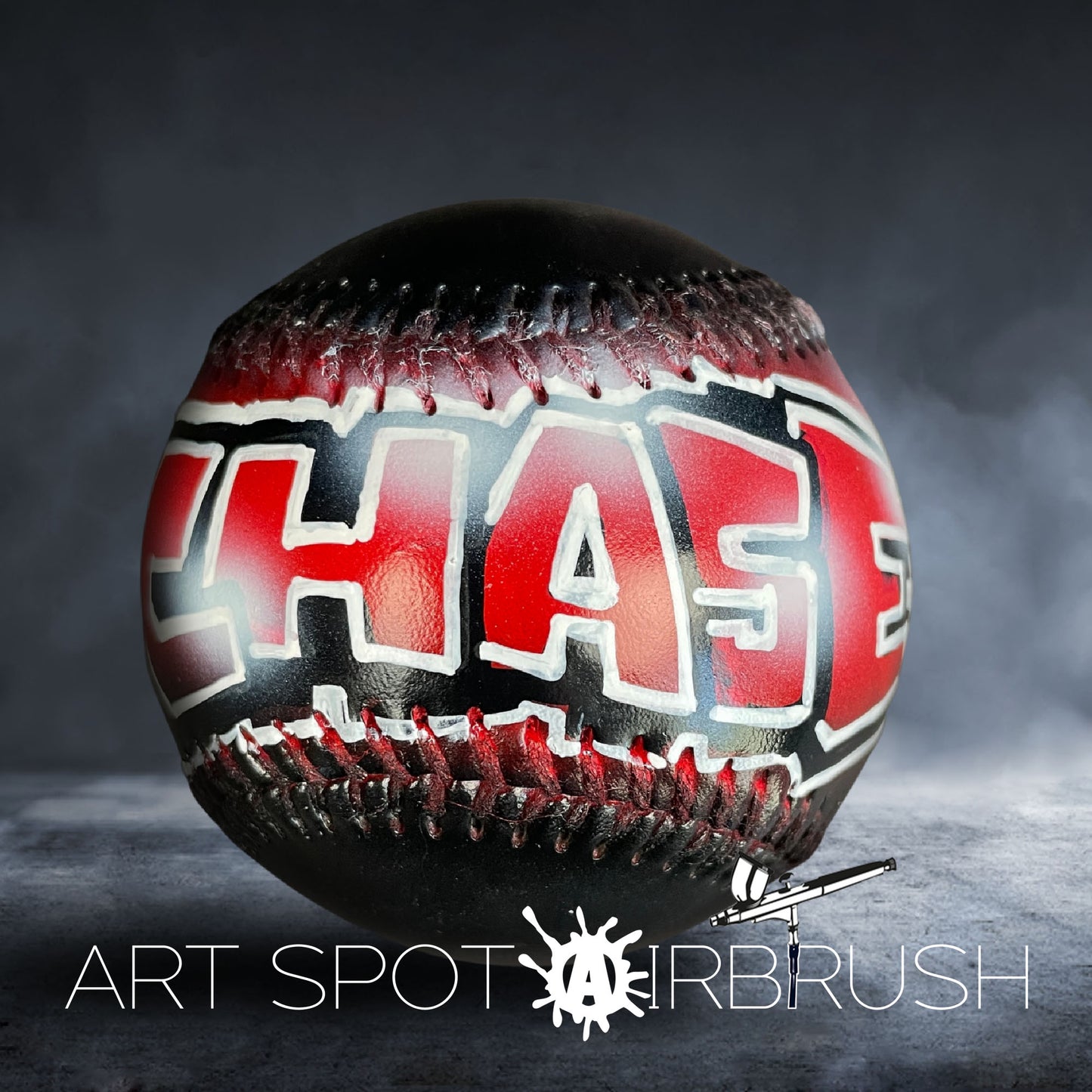 Personalized Baseball with Name in Graffiti