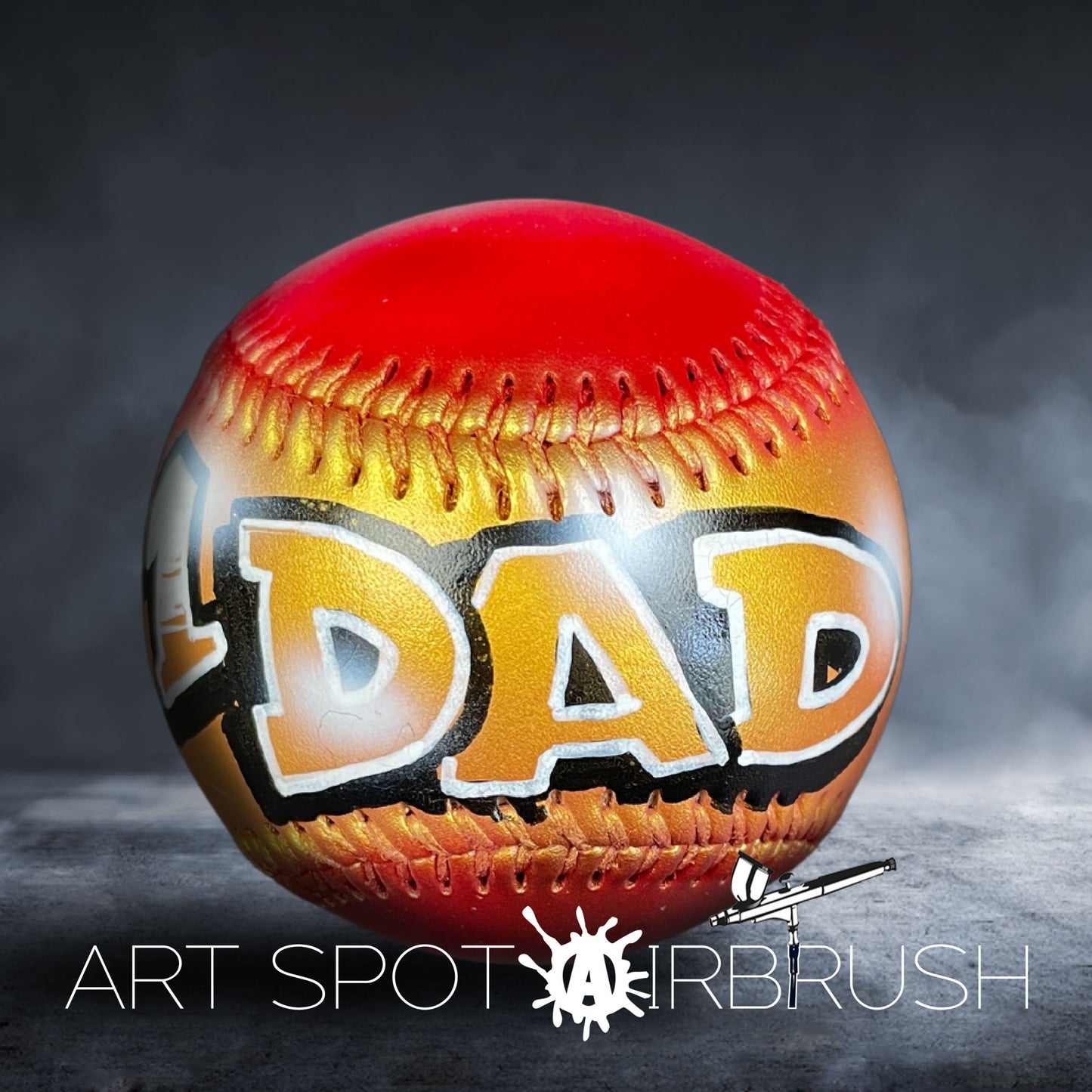 Personalized Baseball with Name in Graffiti