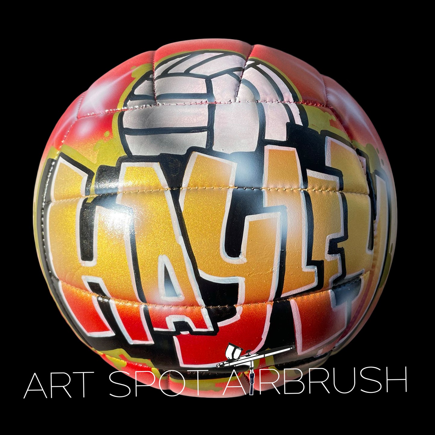 Personalized Volleyball with Team Colors