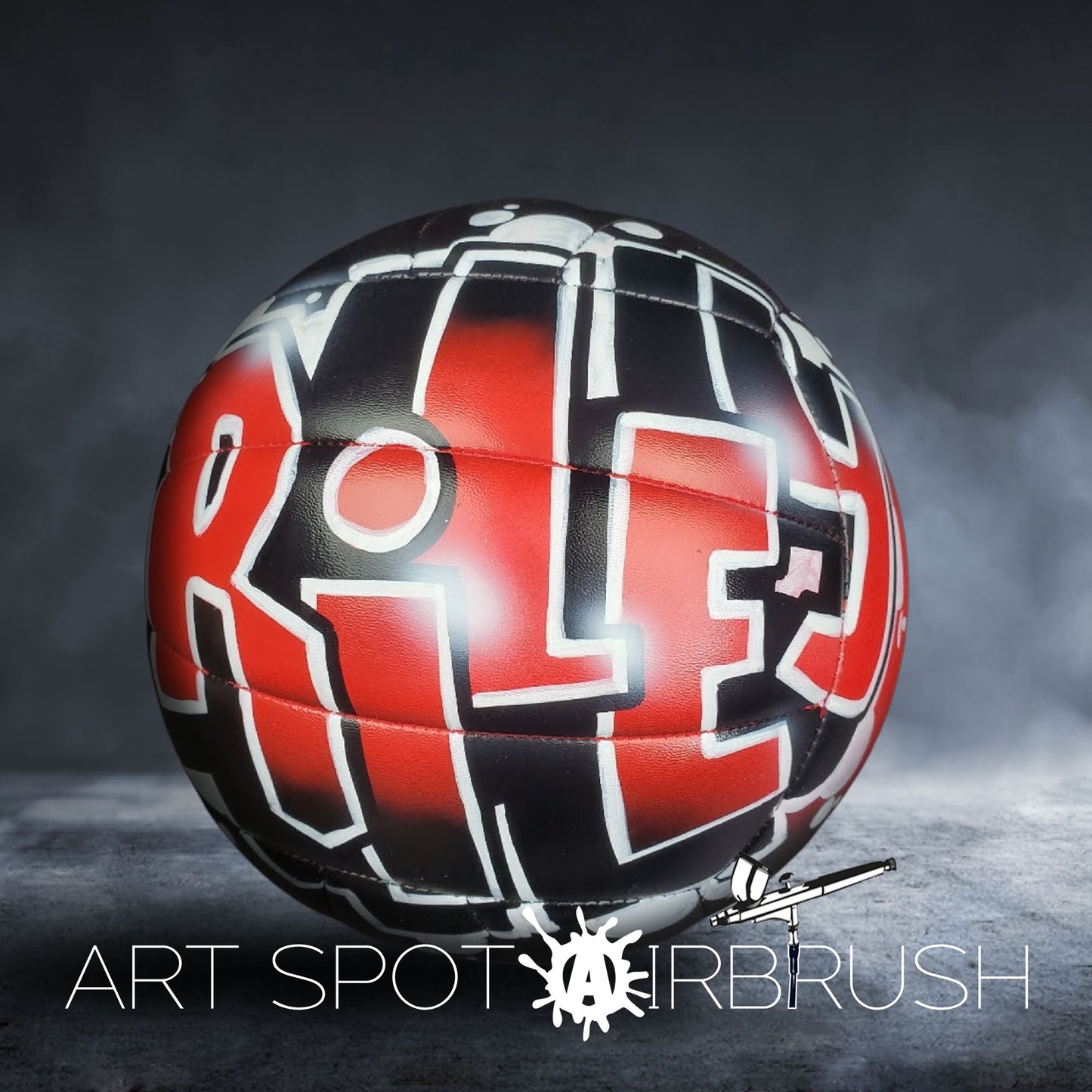 Volleyball Customized with Hand Painted Name