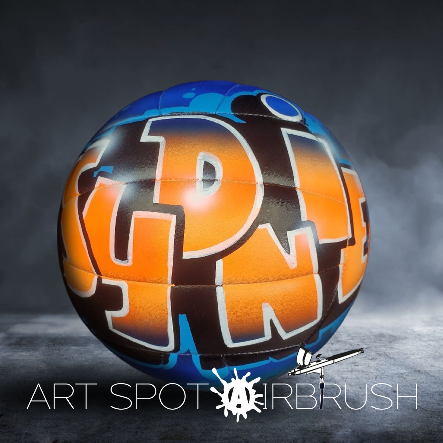 Volleyball Customized with Hand Painted Name