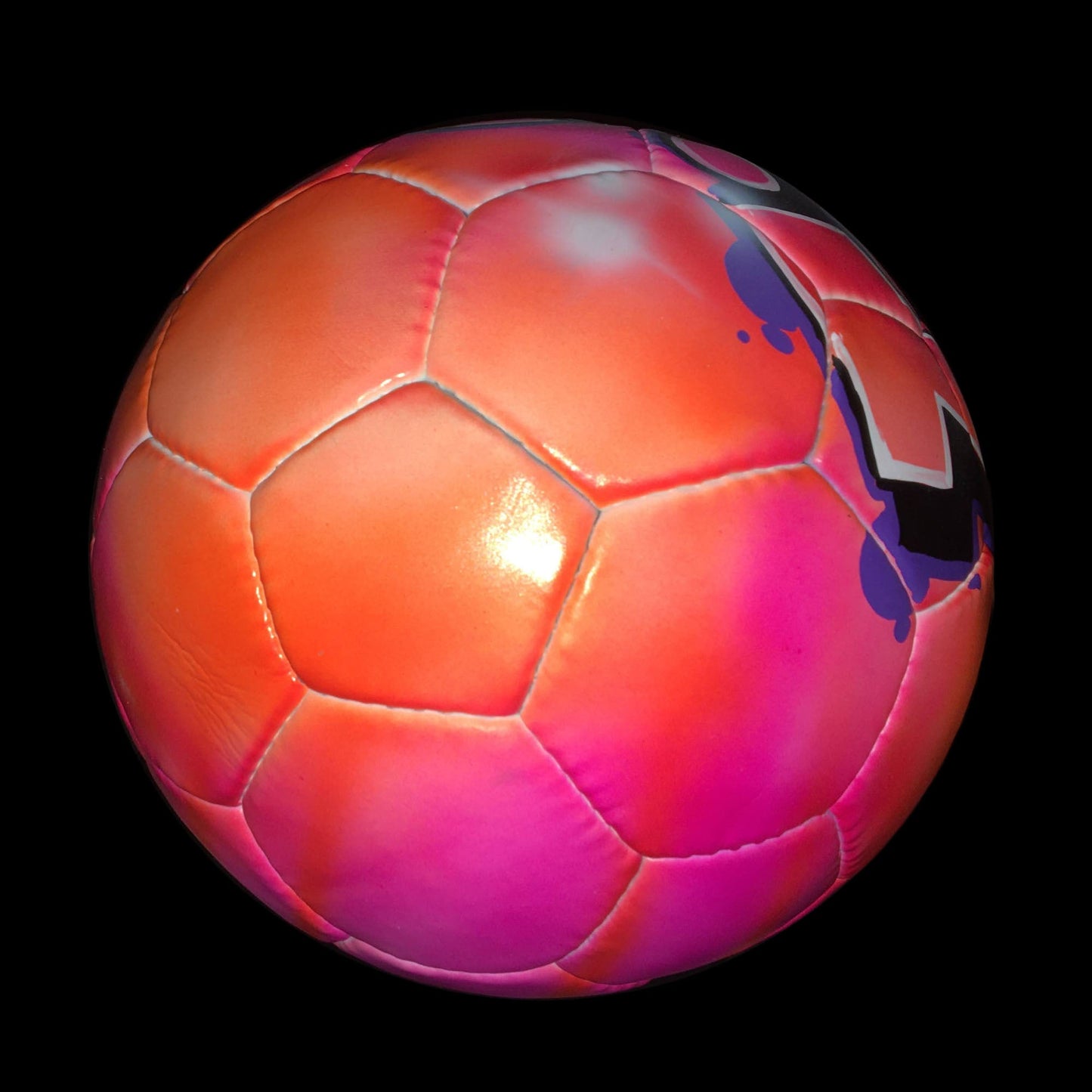 Personalized Soccer Ball with Name in Graffiti